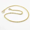 Art Deco gold filled pocket watch chain with chunky oval links