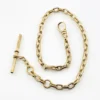 Victorian Albert watch chain with T-bar