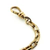 Victorian gold filled Albert watch chain with dog clip
