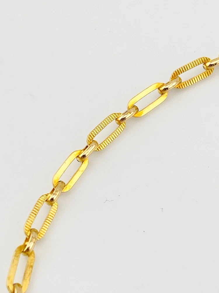 1930s gold filled pocket watch chain with dog clip