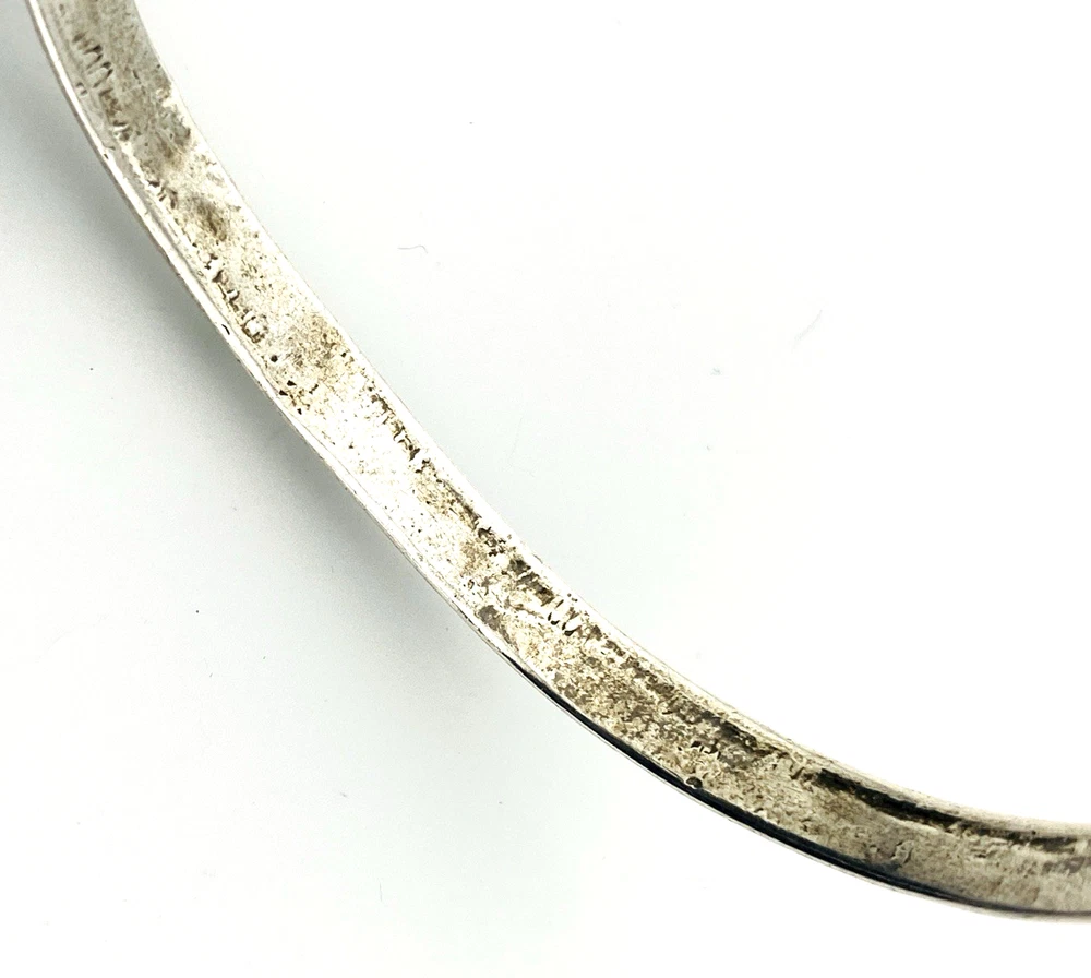 Vintage Navajo Sterling Silver Knife Edge Arrow Cuff Bracelet