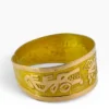 Vintage Pre-Columbian Inspired Mask & Lizard Adjustable Band Ring
