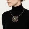Mexican brooch necklace