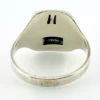 Vintage sterling silver Boy Scouts of America Be Prepared signet ring with Universal Emblem, size 10.25