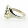Vintage sterling silver Boy Scouts of America Be Prepared signet ring with Universal Emblem, size 10.25