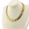 1945 Crown Trifari Honeycomb Collar Necklace by Alfred Philippe – SKU 9876