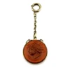 Vintage Ceres Demeter Pressed Glass Cameo Watch Fob Pendant
