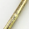 Vintage Sheaffer Imperial 12K gold filled ballpoint pen with engraved Grapes and Leaves pattern and White Dot clip