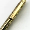 Vintage Sheaffer Imperial 12K gold filled ballpoint pen with engraved Grapes and Leaves pattern and White Dot clip