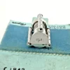 Vintage Benrus Sterling Silver Working Hourglass Charm NOS Original Card