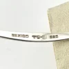 MEXICO TC-111 925 marks inside vintage sterling silver bangle