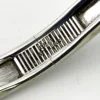 Two-line Beau Sterling hallmark inside vintage silver bangle bracelet
