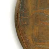 1909 Hudson-Fulton bronze medal showing Robert Fulton’s portrait above three seated allegorical women and a model steamboat.