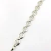 Sterling Silver Spiral Swirl Link Bracelet