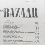 Harpers Bazaar Fashion Magazine November 1940 WW2 Vertes Cover