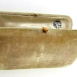 Antique Bulova Silk and Velvet Watch Box Presentation NO WATCH Mother of Pearl