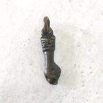 Vintage Brazilian Mano Fico Figa Hand Fist Charm Select Antiqued Gold or Silver