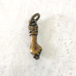 Vintage Brazilian Mano Fico Figa Hand Fist Charm Select Antiqued Gold or Silver