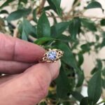 VTG Original Soviet Solid Gold 583 14k Ring Natural Color Changing Alexandrite