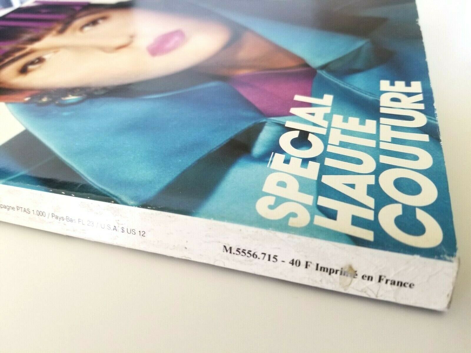 Vintage French Fashion Magazine L'Officiel September 1985 Special HAUTE COUTURE