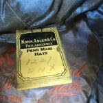 Penn Maid Art Deco Ladies Hat Black Velvet Cloche Origina TAG Rhinestone Hat Pin