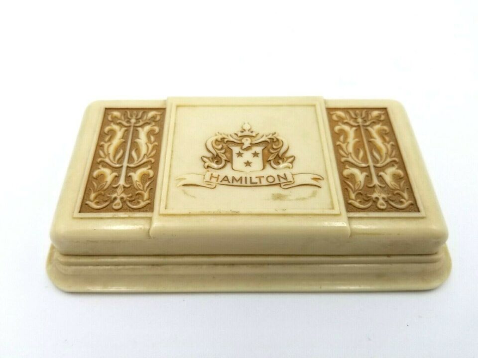 Vintage Hamilton Watch Presentation Box Case