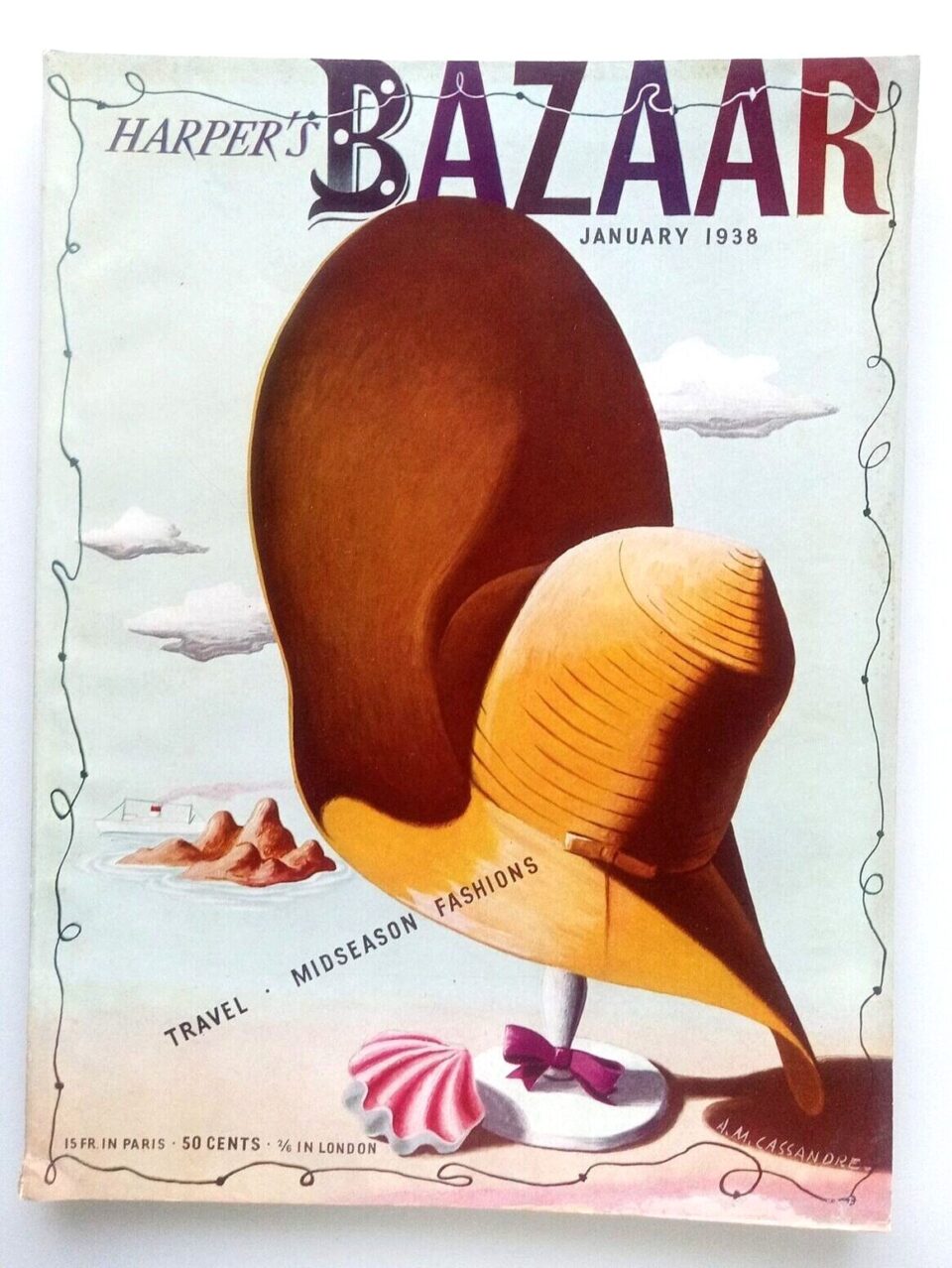 Harper's Bazaar Magazine January 1938