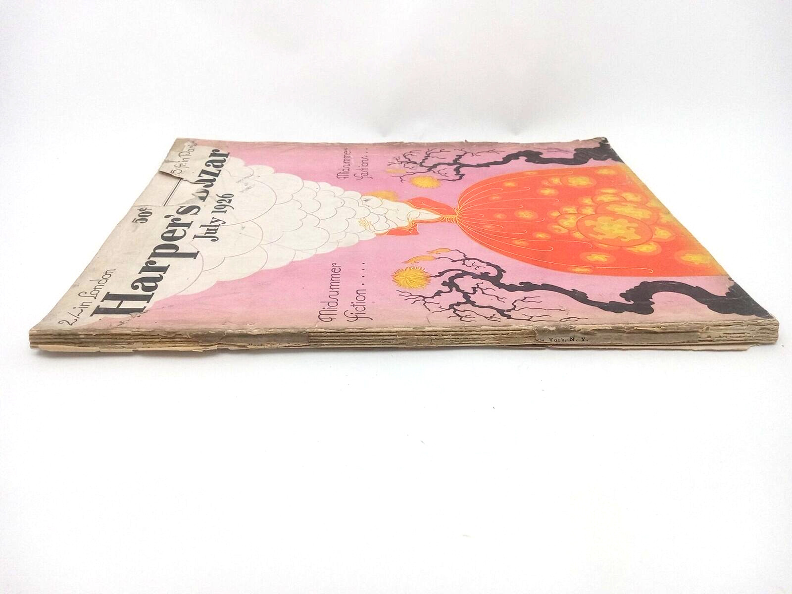 Harpers Bazar Bazaar Magazine July 1926 Erte Cover Harpers Bazar Bazaar Magazine July 1926 Erte Cover