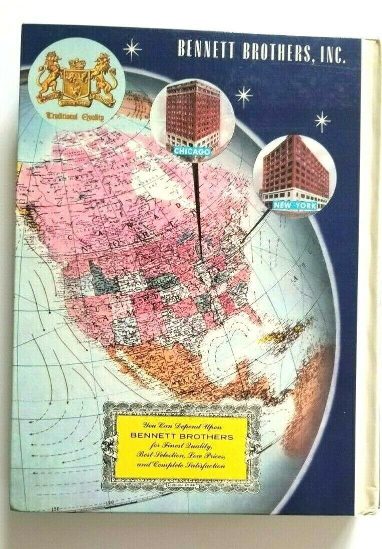 VTG Bennett Brothers Blue Book Of Quality Merchandise 1966 Fine Jewelry Watches