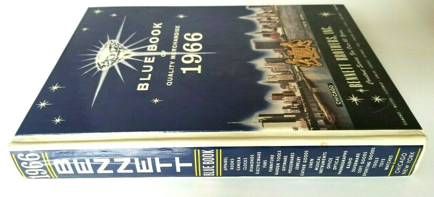 VTG Bennett Brothers Blue Book Of Quality Merchandise 1966 Fine Jewelry Watches