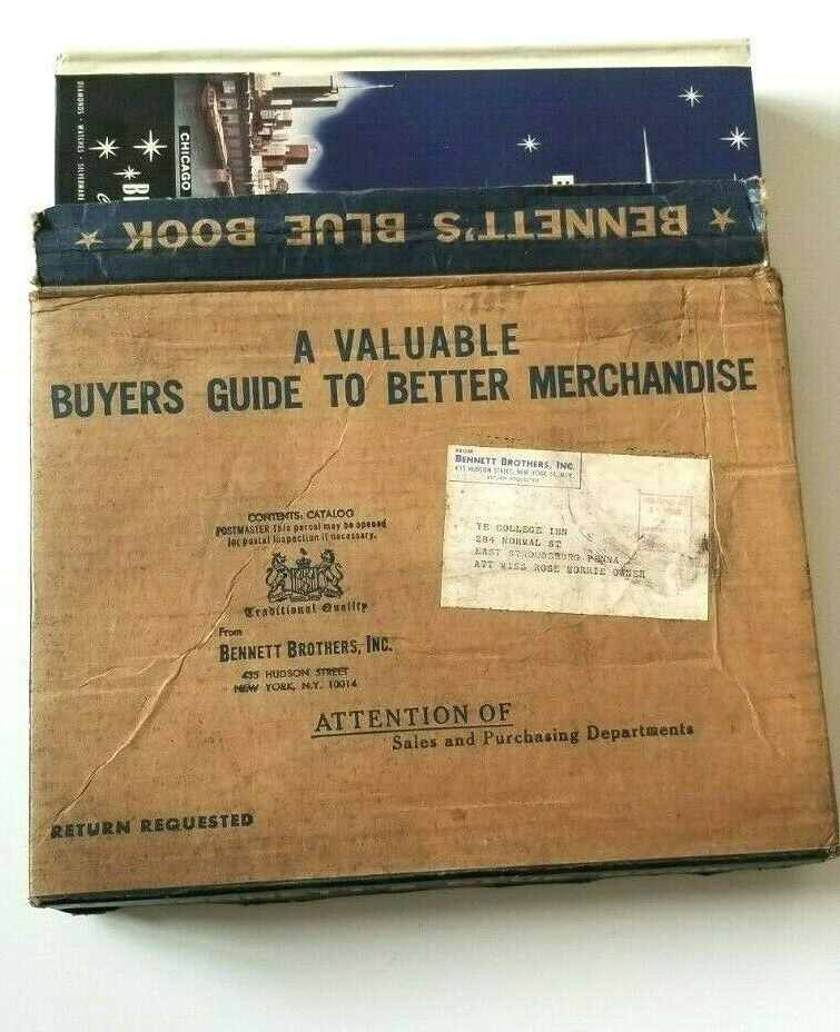 VTG Bennett Brothers Blue Book Of Quality Merchandise 1966 Fine Jewelry Watches