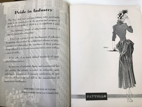 VTG Magazine Golden Anniversary of Fashion NYC 1898-1948 Jubilee Vertes Lithos