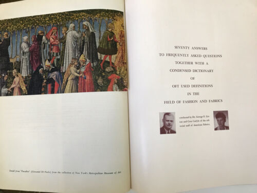 VTG Magazine Golden Anniversary of Fashion NYC 1898-1948 Jubilee Vertes Lithos