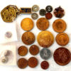 Assorted Memorabilia Lot Militaria Auto Transit Tokens Gambling Etc Estate Finds