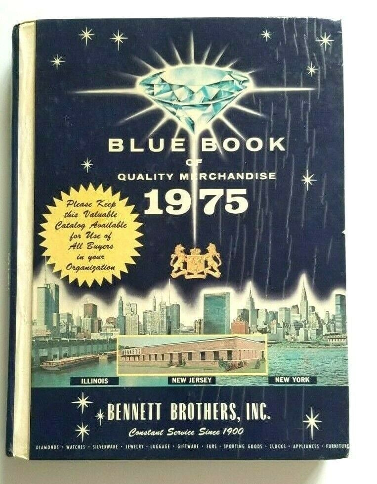 Bennett Brothers Blue Book Of Quality Merchandise 1975 Fine Jewelry Watches MORE